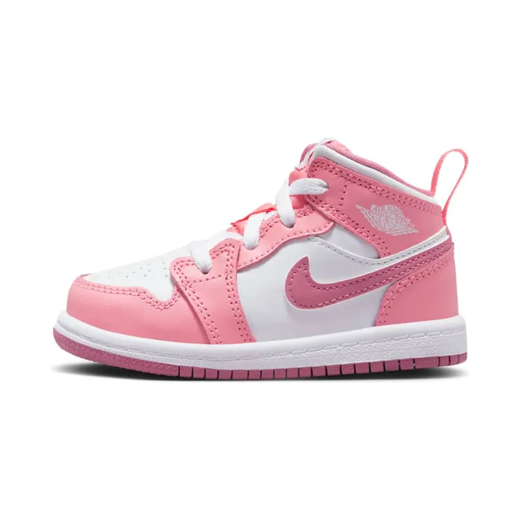 Jordan 1 Mid TD Valentine’s Day “Coral Chalk / White / Desert Berry” (DQ8425-616)