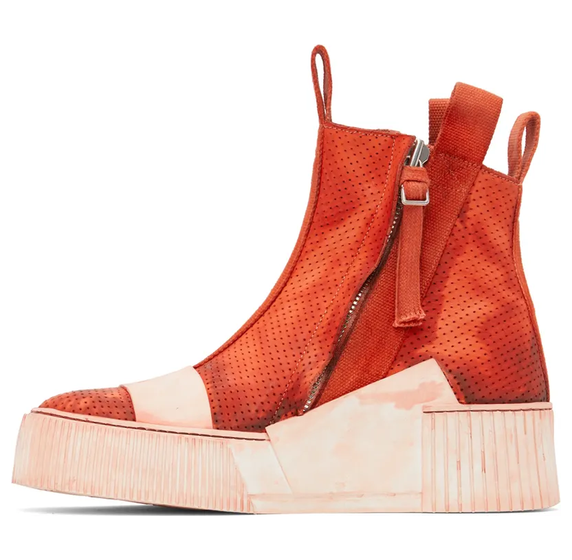 Boris Bidjan Saberi SSENSE Exclusive Red Bamba 3.1 Sneakers (SSNSx17) (3)