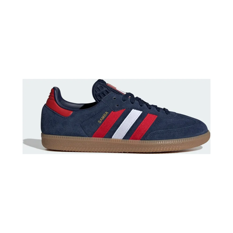 Adidas Samba OG “FIFA World Cup 2026 Night Indigo Scarlet” (IH6828)