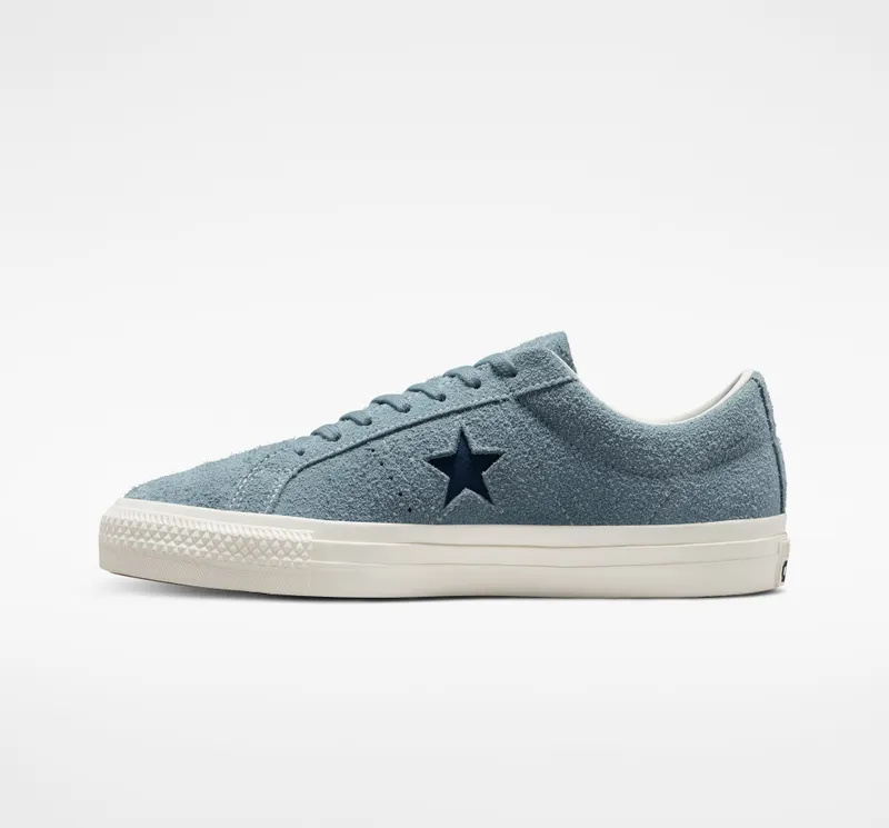 Converse One Star Pro Vintage Suede Tidepool Grey/navy/egret