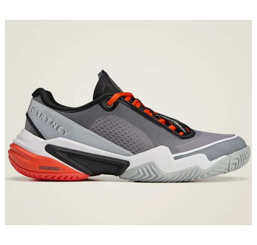 adidas Barricade by Stella McCartney White Charcoal Collegiate Orange (JR3285)