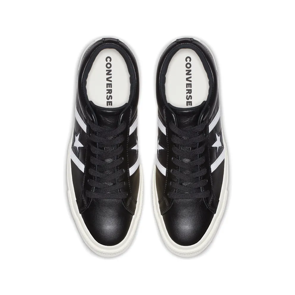 Converse One Star Academy Leather OX ‘Black’ Black/Ivory (163757c)