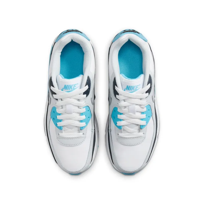 Nike Air Max 90 White/Baltic Blue/Armory Navy/Wolf Grey (HF6358-100)