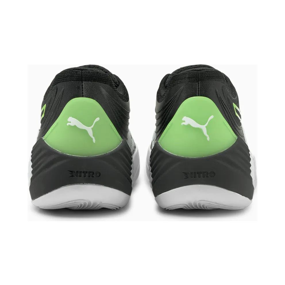 Puma Fusion Nitro Basketball Shoes Black/Green (195587-01)
