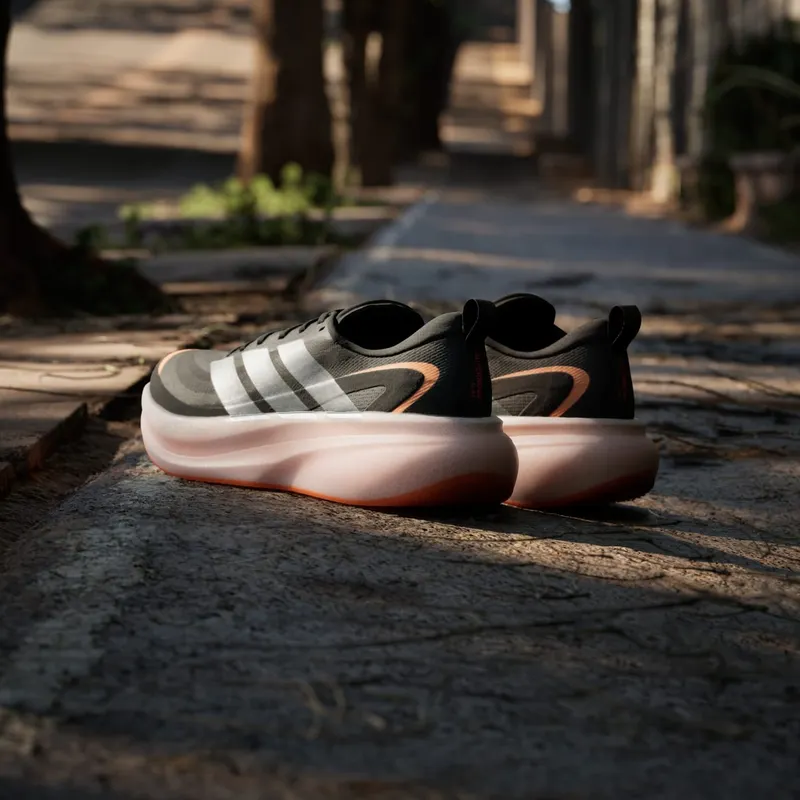 Adidas SUPERNOVA GLIDE M Running Shoes Core Black / Iron Metallic / Lucid Orange (KJ8760)