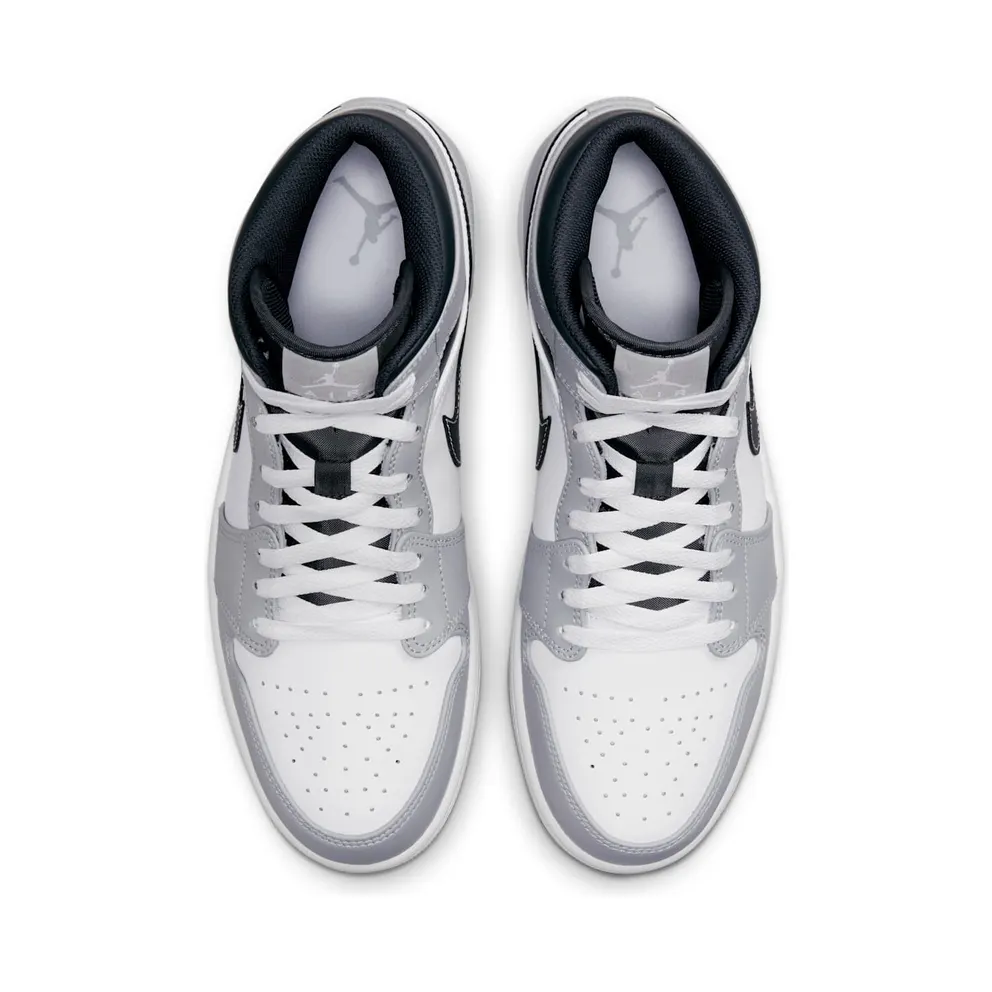 Air Jordan 1 Mid Smoke Grey Black (554724-078)