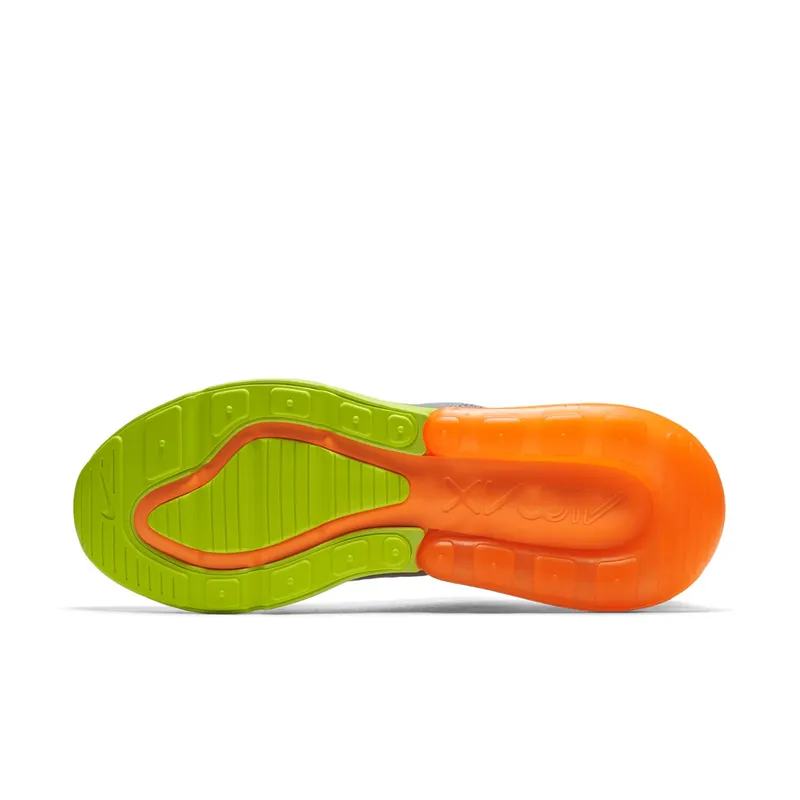 Nike Air Max 270 Grey Volt Orange Atmosphere Grey/Volt-Total Orange (AH8050-012)