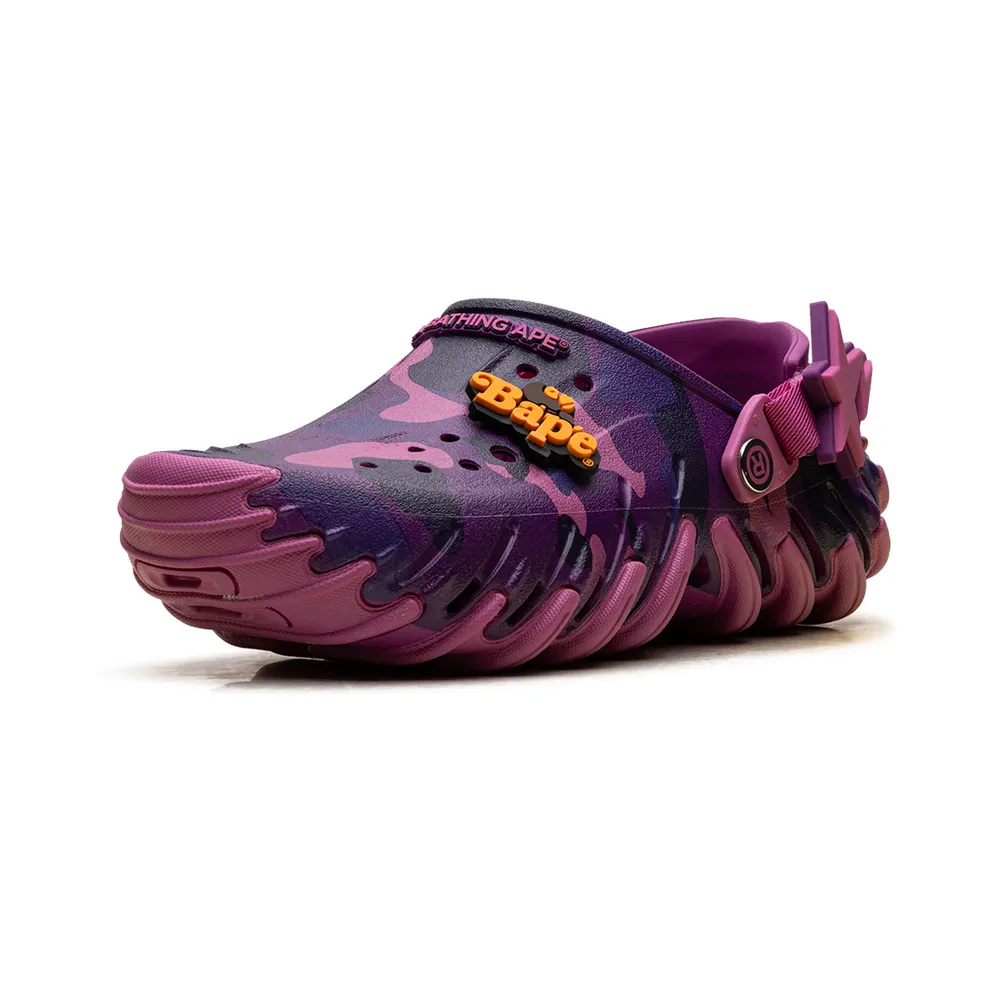 Crocs Echo RO Clog “A Bathing Ape – Purple Camo” (213140-5BV)