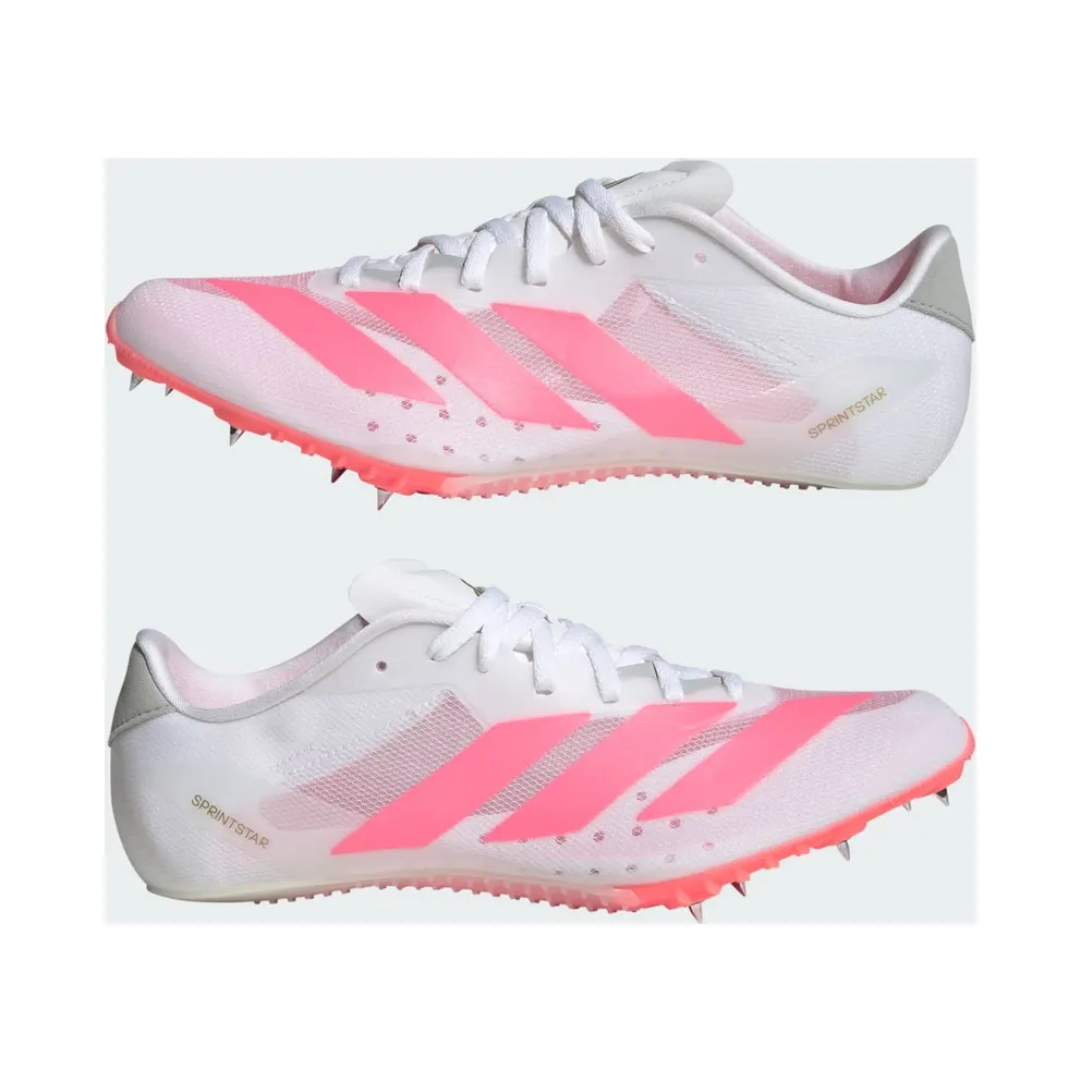 adidas Adizero Sprintstar “Cloud White / Solar Turbo / Gold Metallic” (KI8378)