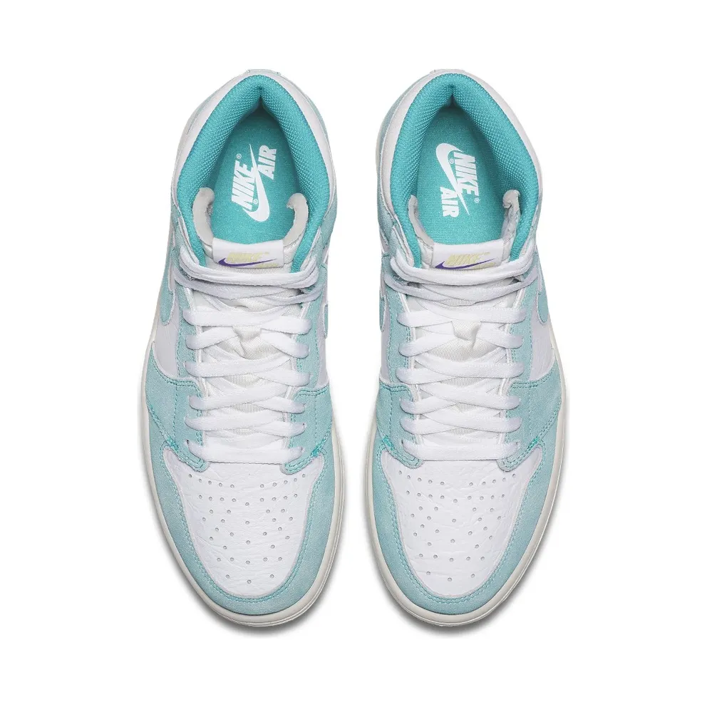 Air Jordan Nike AJ I 1 Retro High OG ‘Flight Nostalgia’ Turbo Green (2019) (555088-311)