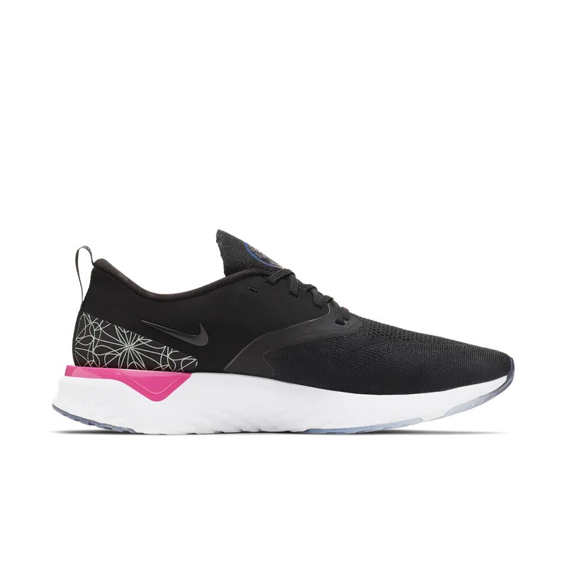 Nike  Odyssey React Flyknit 2 Black Black Reflect Silver Black (AT9975-002)