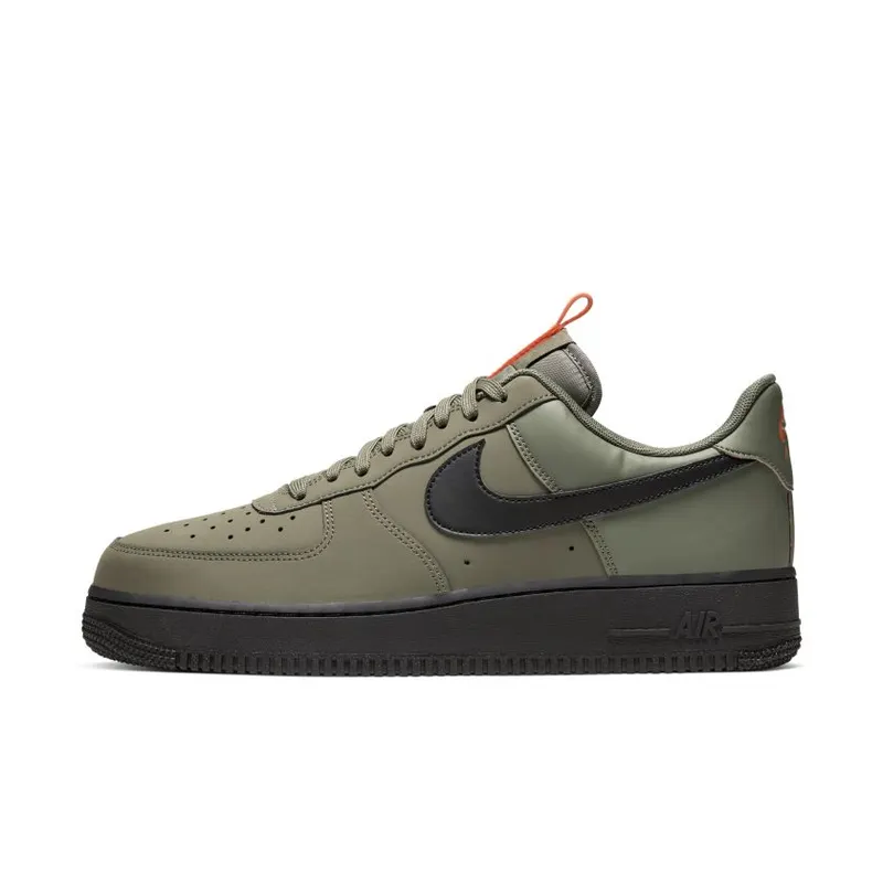 Nike Air Force 1 Low Medium Olive Medium Olive/Black-Starfish (BQ4326-200)