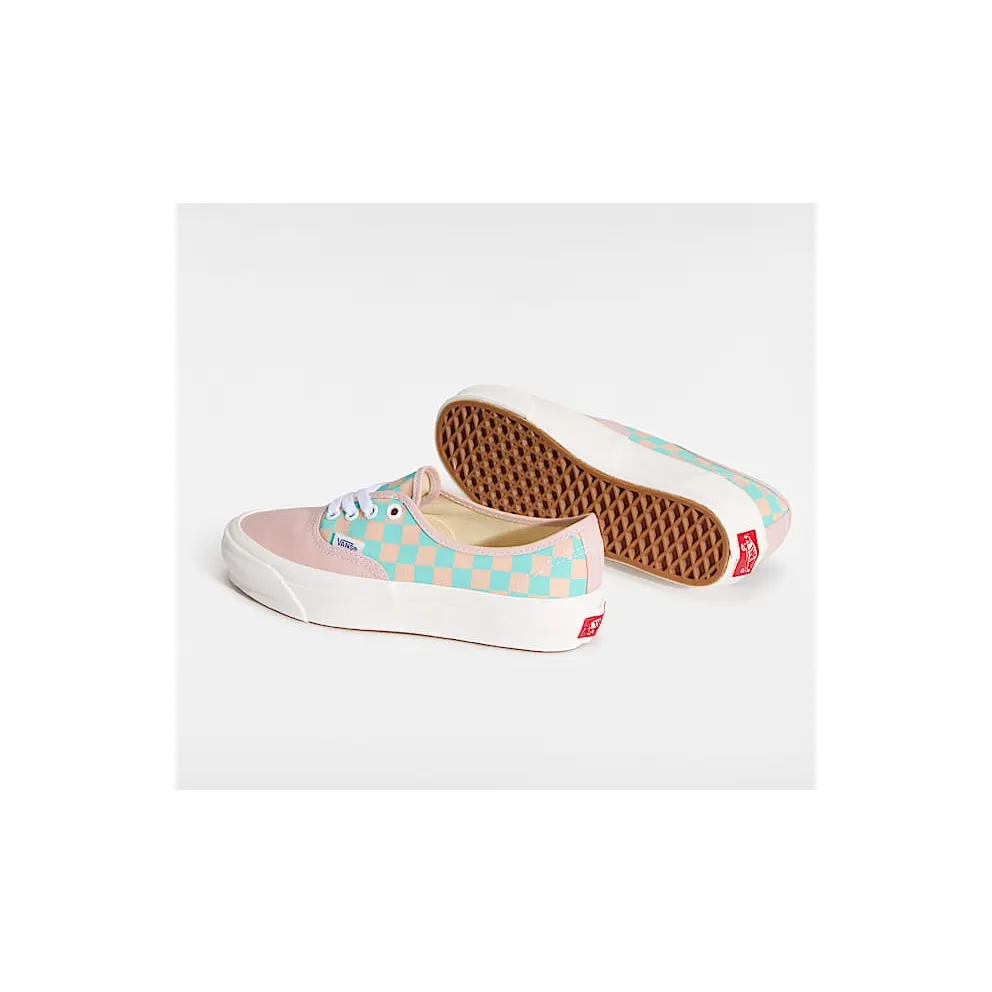 Vans Premium Authentic Sepia Rose Pink Teal Blue Checkerboard (VN000EBNO3N)