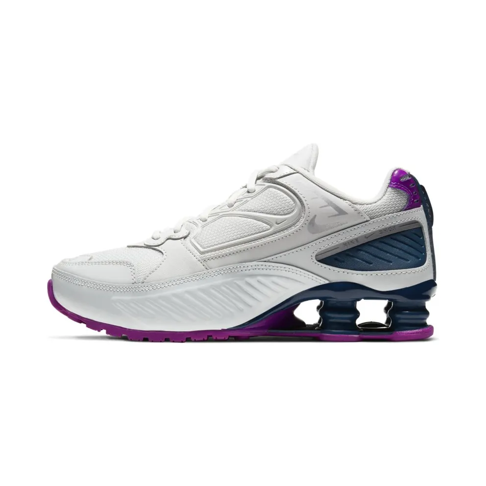 Nike Shox Enigma 9000 Grey “Photon Dust / Valerian Blue / Vivid Purple / Reflect Silver” (BQ9001-009)