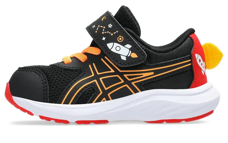 ASICS Contend 9 School Yard Black Orange Pop (1014A365-001)