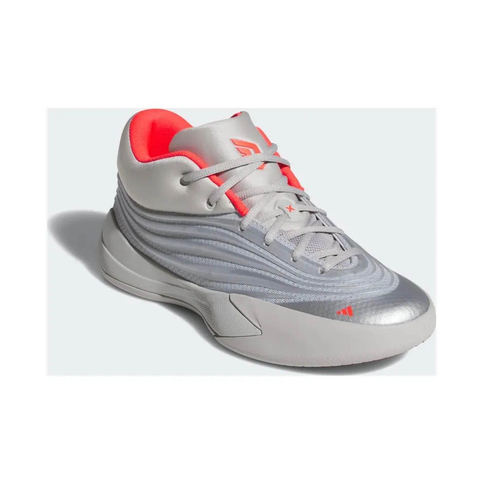 Adidas Dame X Silver Metallic / Grey Two / Lucid Red (KJ4398)
