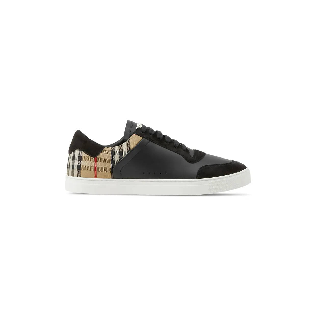 Burberry Leather, Suede and Check “Black” (8070818 MF STEVIE A7626)