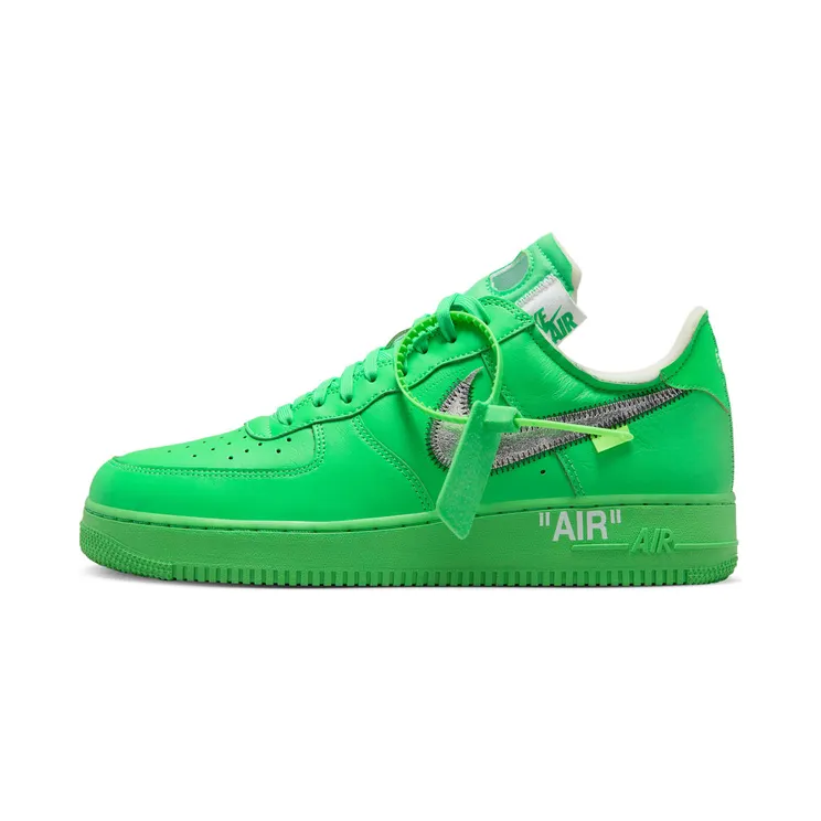 Nike Air Force 1 Low Off-White – Brooklyn “Light Green Spark / Silver” (DX1419-300)