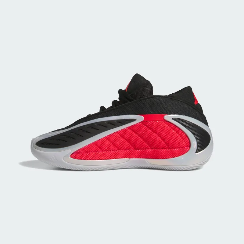 Adidas Anthony Edwards 2 J Silver Metallic / Pure Ruby / Core Black (JQ9489)