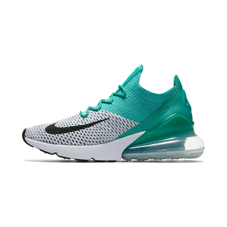 Nike Air Max 270 Flyknit Clear Emerald (W) “Clear Emerald / Pure Platinum / White / Black” (AH6803-300)