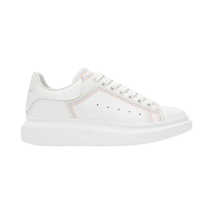 Alexander McQueen Oversized Embroidered White Multi (662639WIA4R9035)