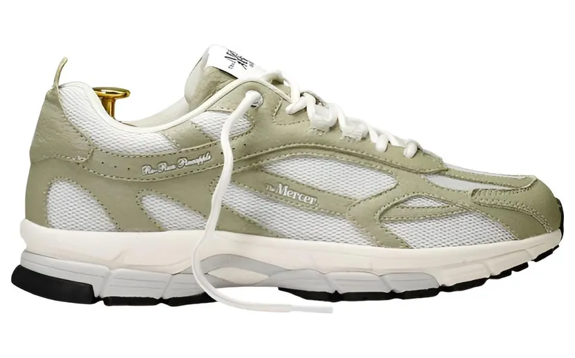 Mercer Amsterdam Mercer sneaker Wit/Olive (ME243002-556)