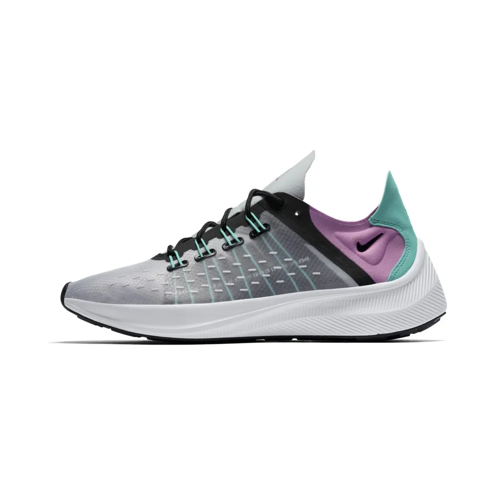 Nike EXP-X14 South Beach (W) Wolf Grey/Clear Emerald-Black-Purple (AO3170-003)