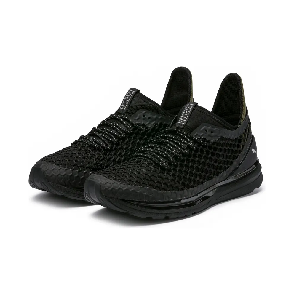 Puma Ignite Limitless Netfit Staple Black Olive Puma Black/Olive Night (364393-01)