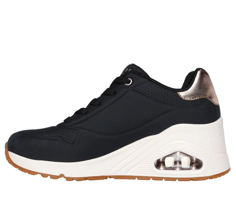 Skechers Uno Wedge – HI Steps Sneaker Black
