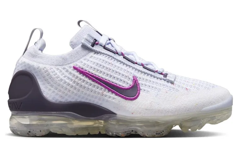 Nike Air VaporMax 2021 FK White Football Grey Hot Fuchsia Dark Raisin (DB1550-107)