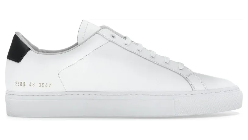 Common Projects Retro Classic Low White Black (2389 XX 0547)