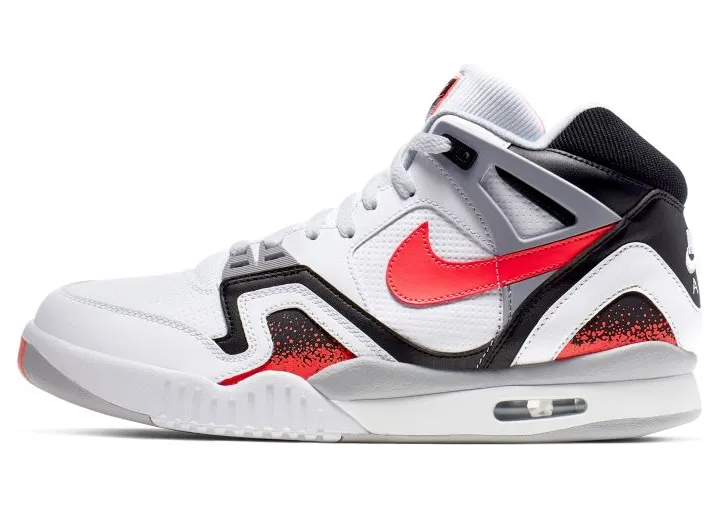 Nike Air Tech Challenge 2 Retro ‘Hot Lava’ 2019 White/Hot Lava-Flat Silver (CJ1437-100)