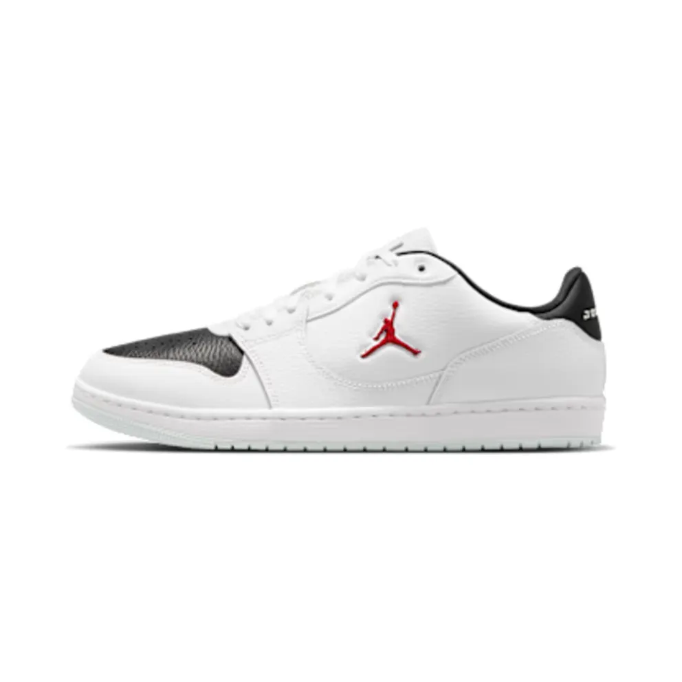 Nike Jordan Court Connect Low “White / Black / Gym Red” (IQ5698-101)