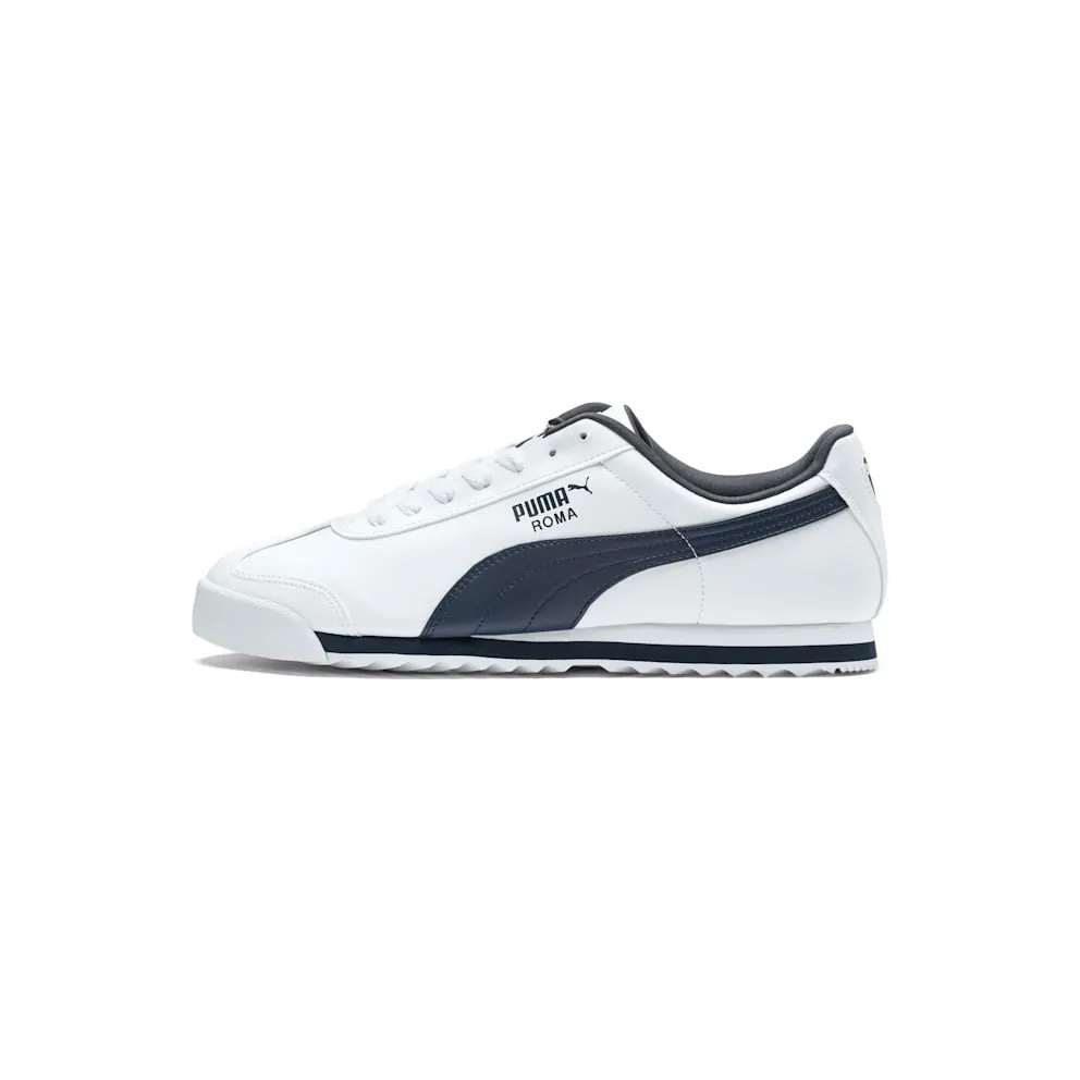 Puma Roma Basic White Navy (353572-12)