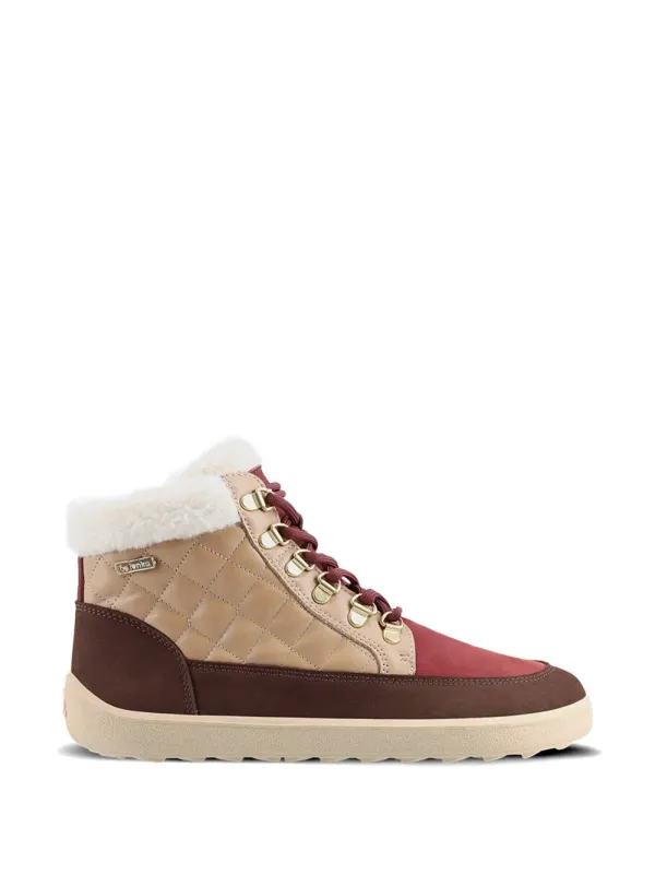 Be Lenka Olivia mit gestepptem Shearling-Besatz – Rot (44KU9Q25DN)