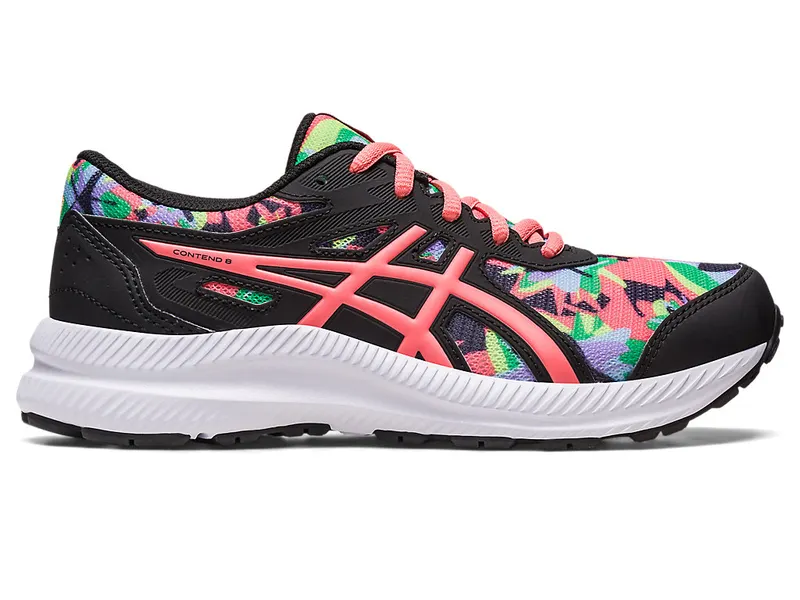 Asics CONTEND 8 GS Black/Papaya (1014A294.004)