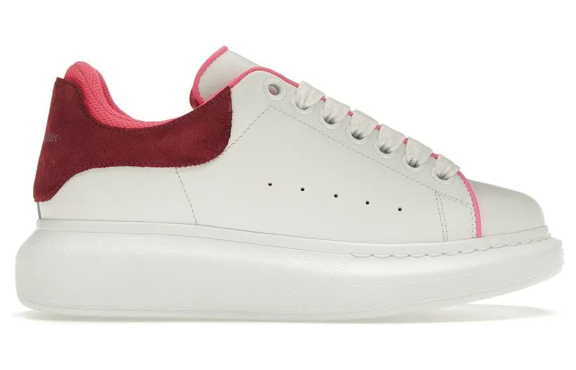 Alexander McQueen Oversized White Velvet Fuchia (755621WIDJZ8709)
