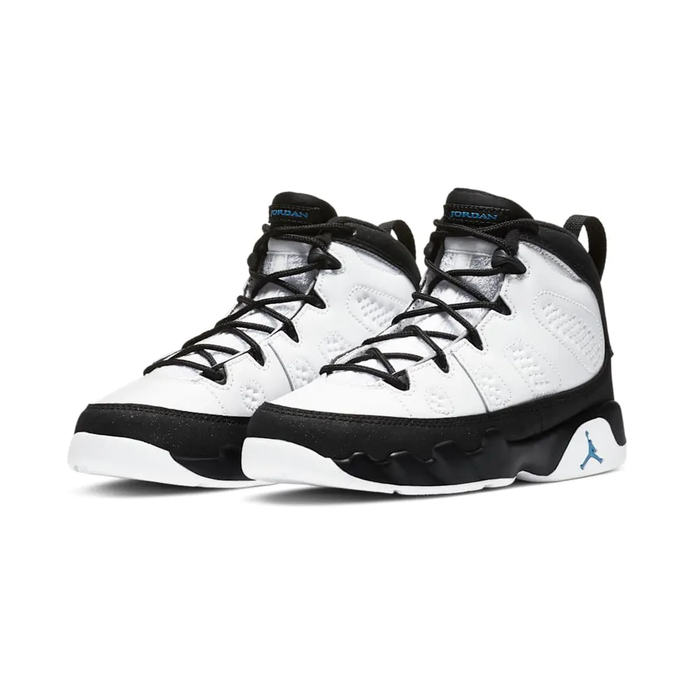 Jordan 9 Retro University Blue (PS) White/University Blue-Black (401811-140)