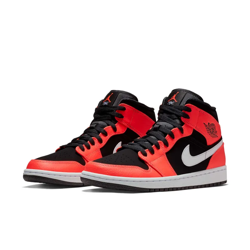 Jordan 1 Mid Infrared 23 Black/White-Infrared 23 (554724-061)