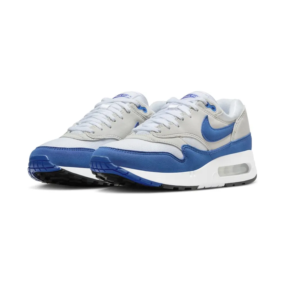 Nike Air Max 1 ’86 Premium White/Light Neutral Grey/Black/Royal Blue (DO9844-101)