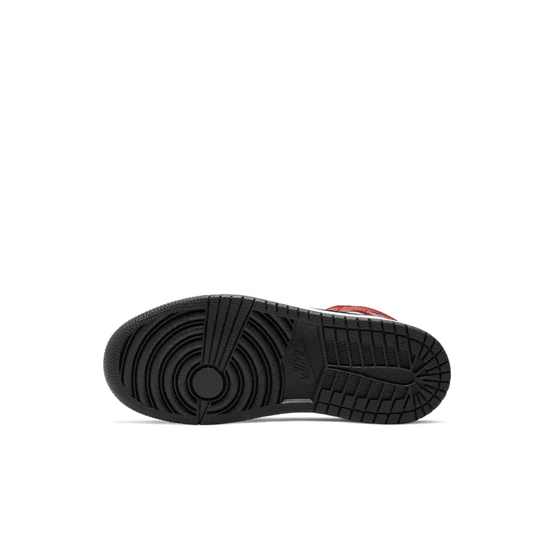 Jordan 1 Mid Chicago Toe (PS) Black/Gym Red-Black (640734-069)