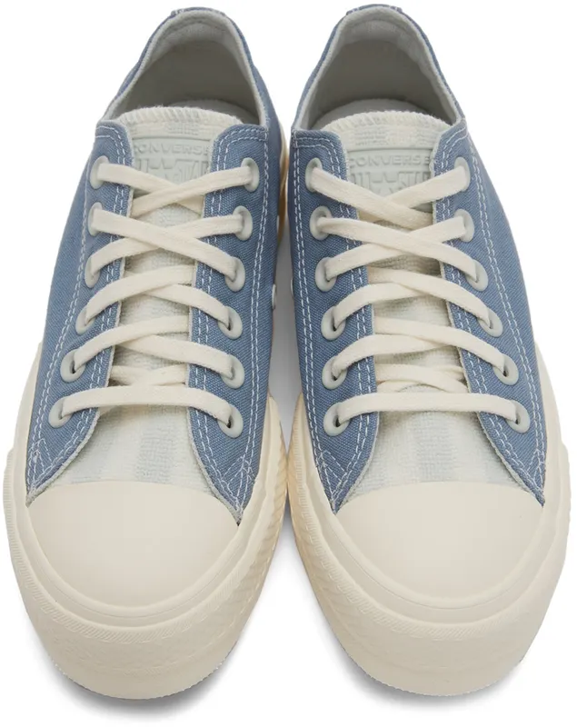 Converse Chuck Taylor All Star Lift Platform Crafted Canvas Indigo Oxide/light Silver (572710C)