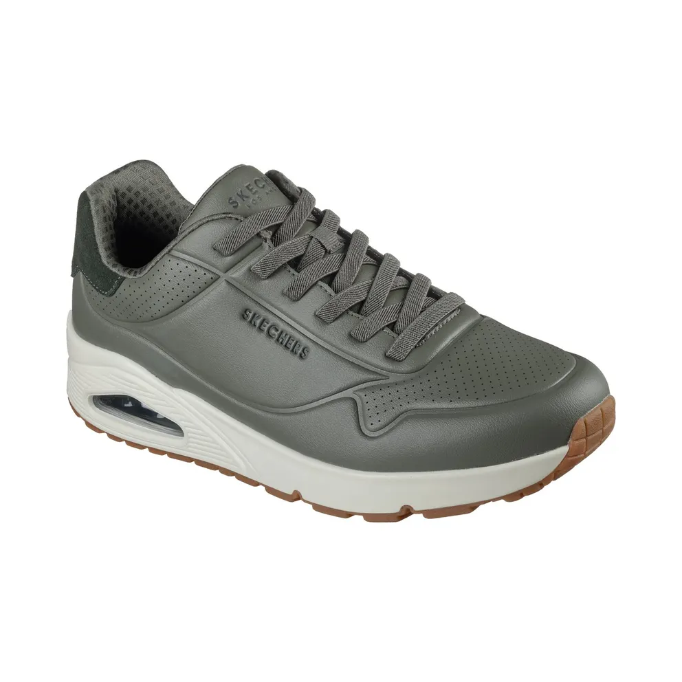 Skechers UNO – Tailored Air Sneaker Olijf