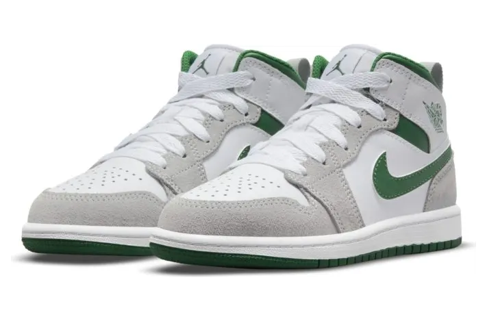 Jordan 1 Mid SE White Pine Green Smoke Grey (PS) (DC7249-103)