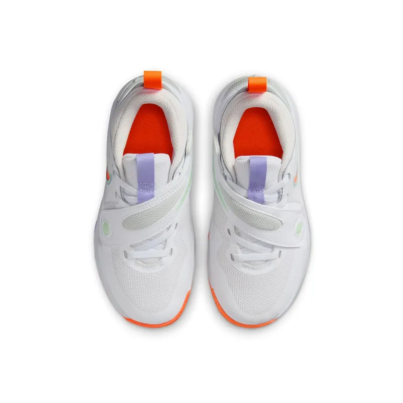 Nike Team Hustle D 11 White Vapor Green Purple Pulse Total Orange (DV8994-103)