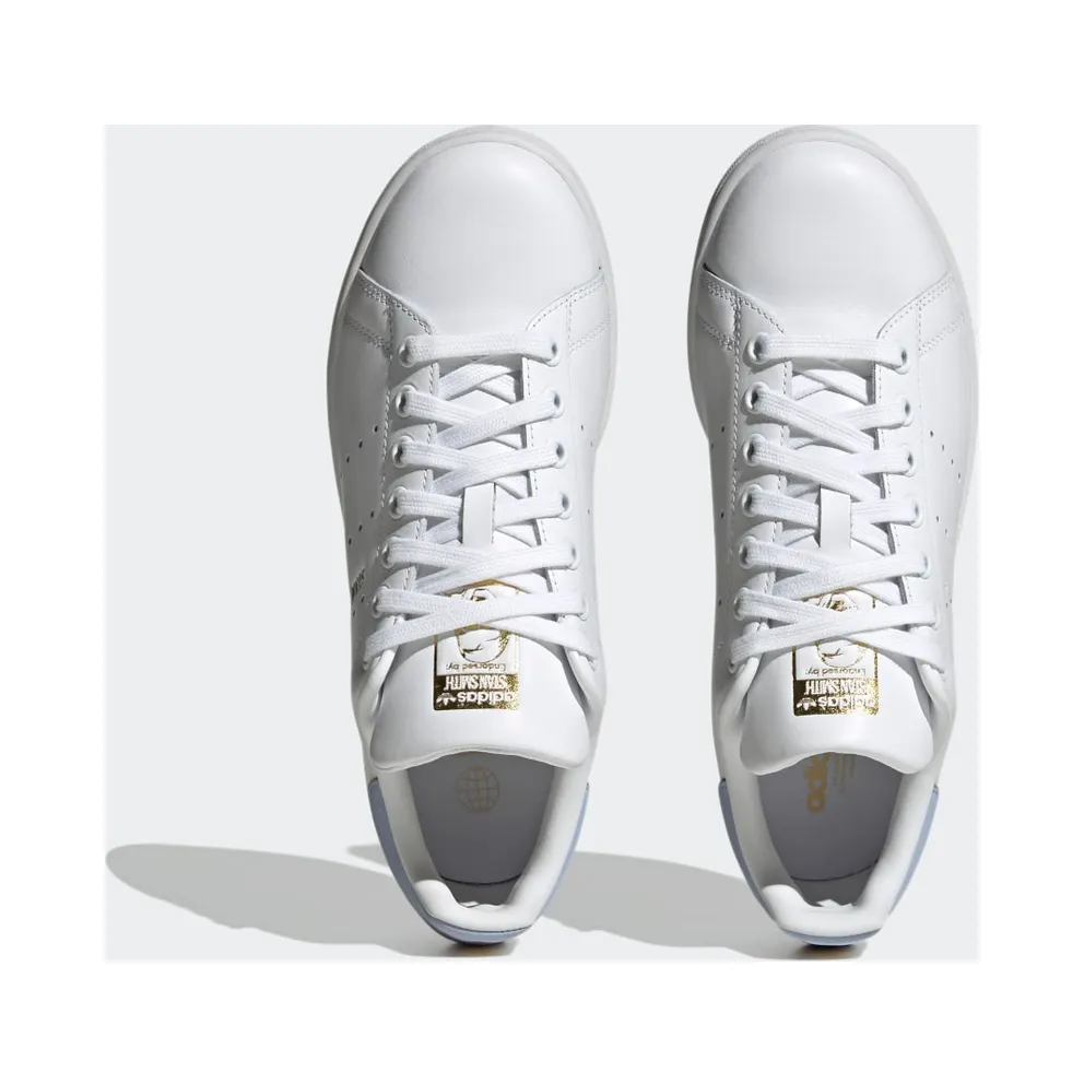 Adidas Stan Smith Cloud White / Blue Dawn / Gold Metallic (HQ6642)