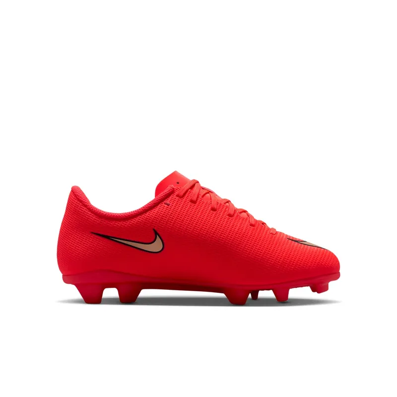 Nike Jr. Mercurial Vapor 17 Club FG/MG Football Boots Kids 001 – black/illusion green-black 37.5 Kids, rot (IO1487-600)