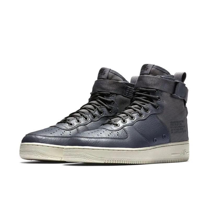 Nike SF Air Force 1 Mid Dark Grey Dark Grey/Dark Grey-Light Bone (917753-004)