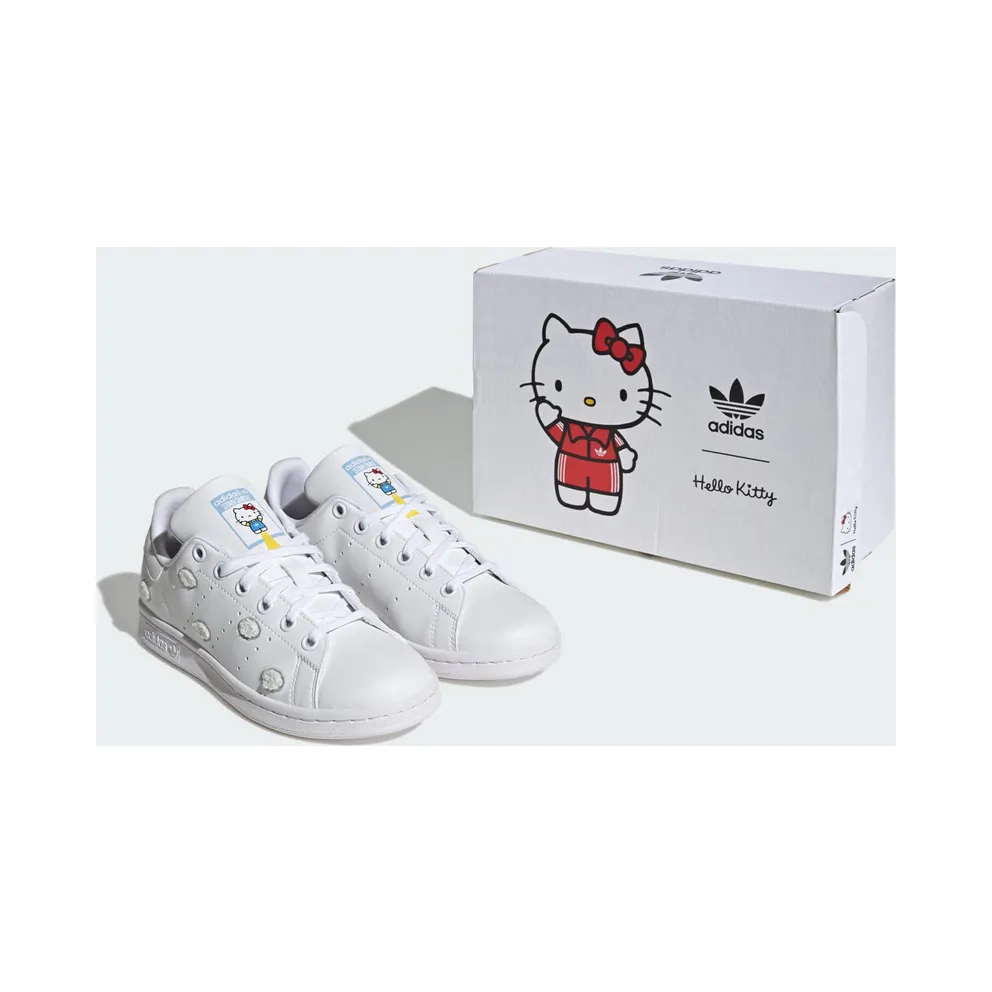 adidas Stan Smith Hello Kitty Cloud White Grey Glow Blue (IF7022)