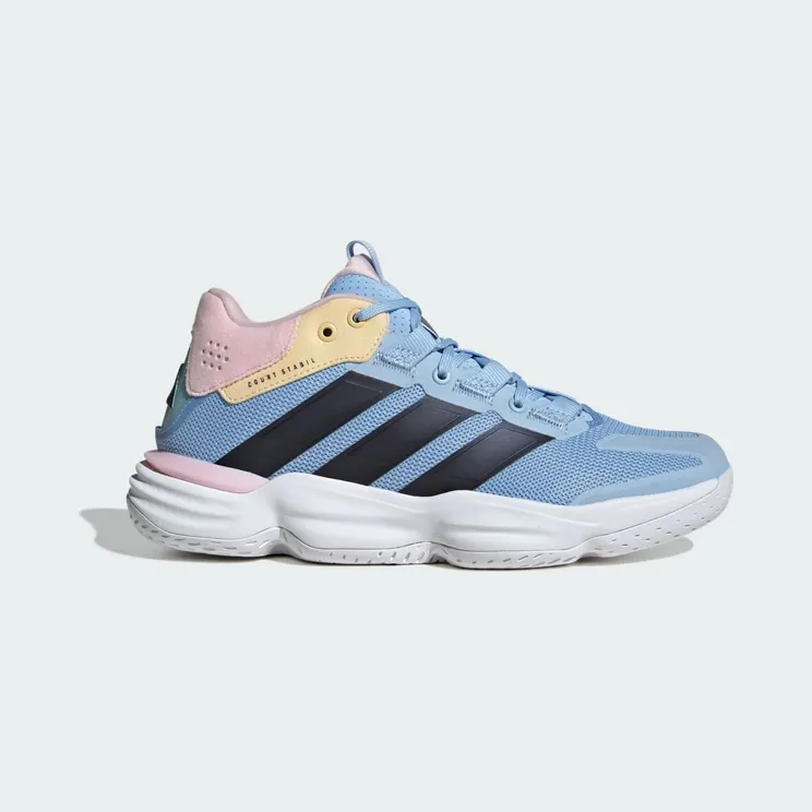Adidas Court Stabil Indoor Sneakers Blue / Bright Royal / Team Solar Orange (JQ1183)
